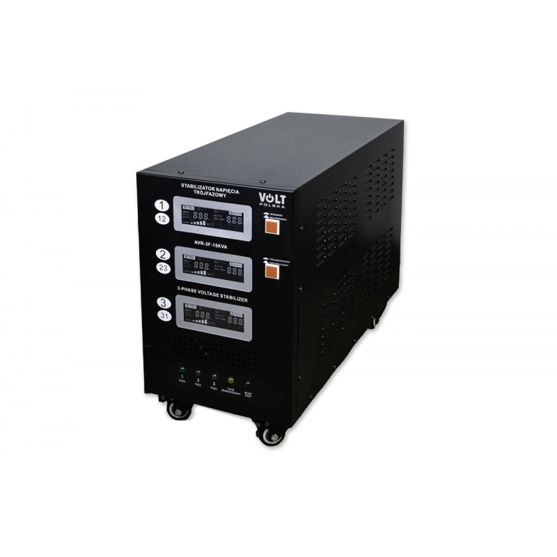 STABILIZATOR NAPIĘCIA TRÓJFAZOWY AVR PRO 15000VA 3% 3F