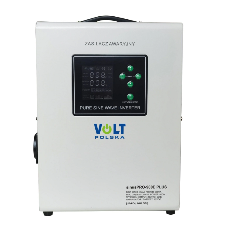 SINUS PRO 900 E PLUS 12/230V (600/900W) ZASILACZ AWARYJNY